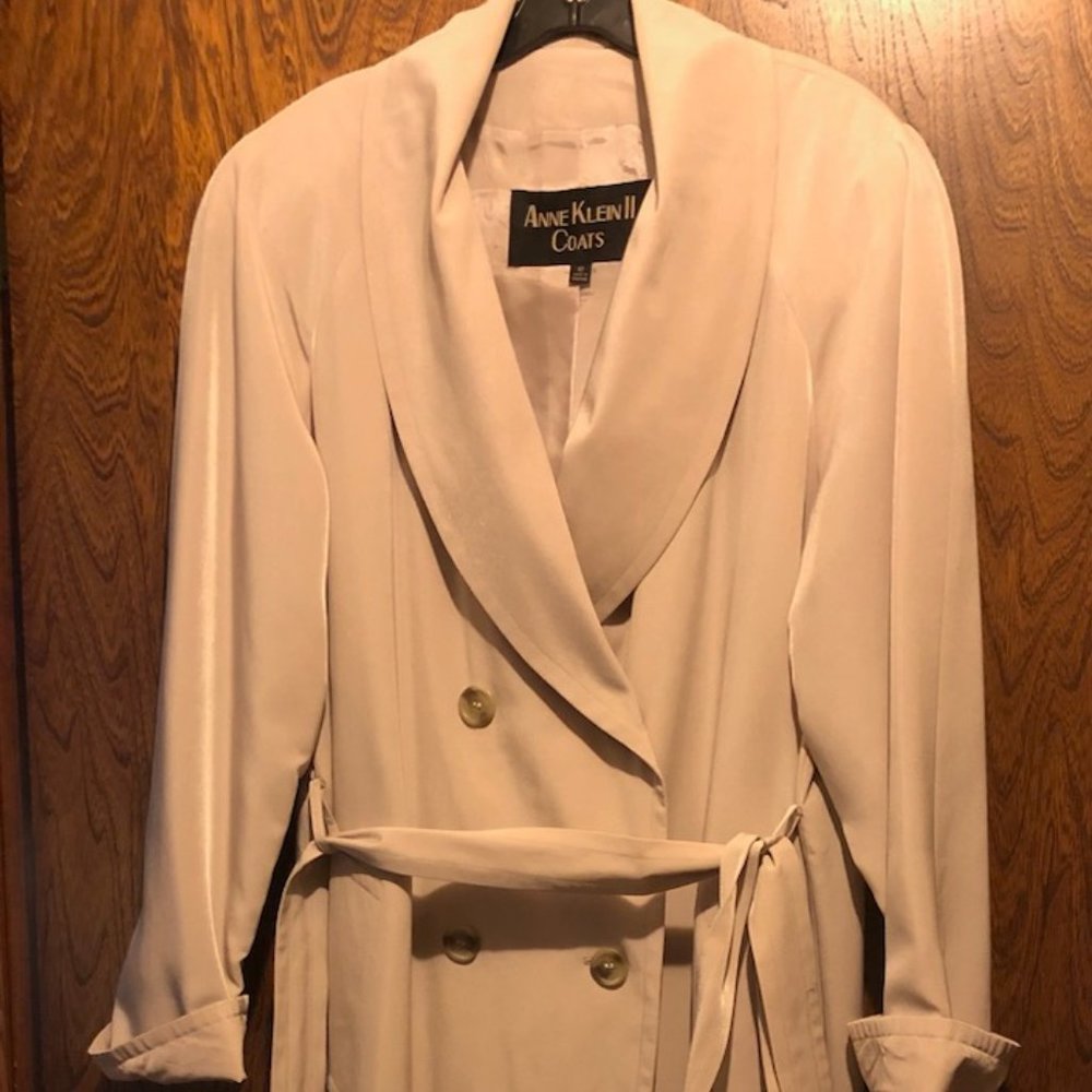 VINTAGE ANNE KLEIN II, TRENCH COAT SIZE 12